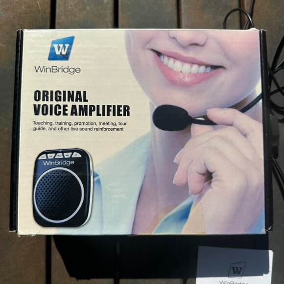 WinBridge Portable Voice Amplifier With Headset Microphone For Presentations - Picture 2 of 6
